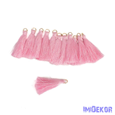  Textil bojt 4cm 12db/cs - Pink dekorációs kellék
