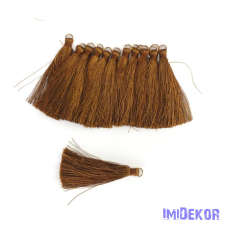  Textil bojt 6cm 12db/cs - Mogyoró dekorációs kellék