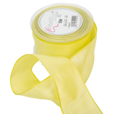  Textil szalag hagyományos drótos világos zöld 60mmx25m dekorációs kellék