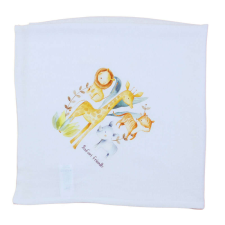 Textil tetra kifogó-törölköző szafaris mintával 140x140cm babatörülköző, kifogó