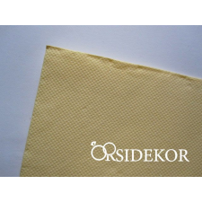  Textilhatású szalvéta, krém dekorációs kellék