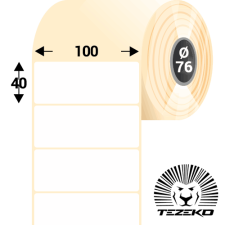 Tezeko 100 * 40 mm, öntapadós papír etikett címke (4500 címke/tekercs) etikett