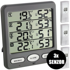 TFA 30.3054.10 Klima monitor időjárásjelző