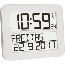 TFA 60.4512.02 Timeline Max Ébresztőóra - Fehér ébresztőóra