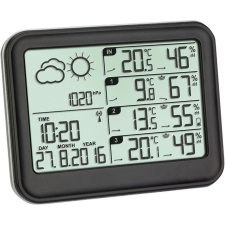 TFA -Dostmann 35.1142 időjárásjelző állomás Fekete LCD Elem időjárásjelző