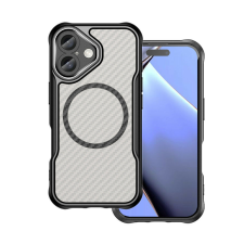TFO Defender Carbon MagSafe-kompatibilis tok iPhone 16 Plus - fekete tok és táska