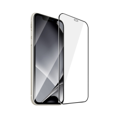 TFO Fémszegélyes edzett üveg fekete szegéllyel iPhone 11/XR mobiltelefon kellék