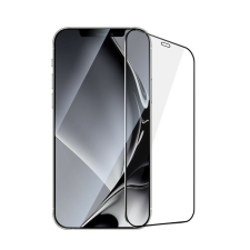 TFO Fémszegélyes edzett üveg fekete szegéllyel iPhone 12 Pro Max mobiltelefon kellék