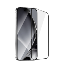 TFO Fémszegélyes edzett üveg fekete szegéllyel Samsung Galaxy A56 mobiltelefon kellék