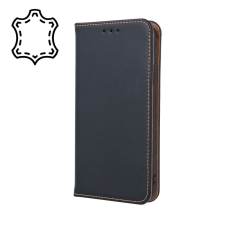 TFO Geniune Leather Smart Pro könyvtok iPhone 16 - fekete tok és táska