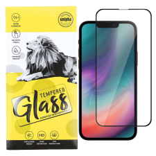TFO iPhone 13 Mini üvegfólia, tempered glass, előlapi, 9D, edzett, hajlított, fekete kerettel mobiltelefon kellék