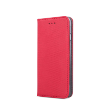 TFO Realme C11 2021 / C20 könyvtok, fliptok, telefon tok, mágneszáras, szilikon keretes, piros mobiltelefon kellék