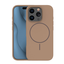 TFO Silicone Thin MagSafe-kompatibilis tok iPhone 13 - barna tok és táska