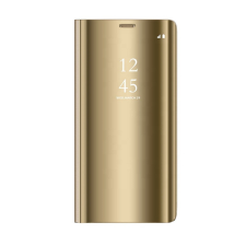TFO Smart Clear View könyvtok Samsung Galaxy S23 FE - arany színű tok és táska