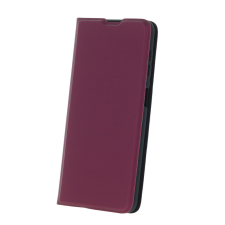 TFO Smart Soft könyvtok Xiaomi Redmi 13C 4G/Poco C65 - bordó tok és táska