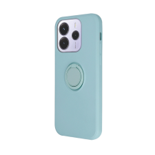TFO Telefontok Xiaomi redmi Note 14 5G - Grip zöld szilikon tok, kitámasztó ujjgyűrűvel tok és táska