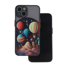 TFO Ultra Trendy tok iPhone 14 Pro - fekete "Travel" mintás tok és táska