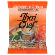 Thai Chef instant tészta krémes garnélarák ízben 360 g alapvető élelmiszer