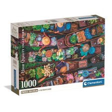 Thaiföld Floating Market 1000 db-os Compact puzzle Clementoni puzzle, kirakós
