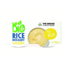 The Bridge Növényi desszert, bio, 2x130 g, THE BRIDGE, rizs, vanília reform élelmiszer