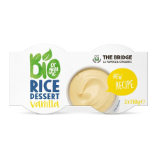 The Bridge The Bridge bio rizs desszert vanília 2x130g 260 g reform élelmiszer