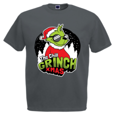  The chill grinch xmas - Karácsonyi Férfi Póló