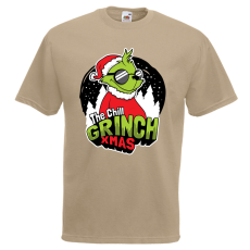  The chill grinch xmas - Karácsonyi Férfi Póló