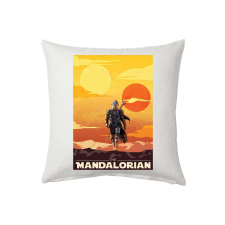 The mandalorian párna egyedi mintával ajándéktárgy