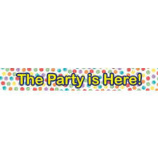 The Party is Here felirat 90 cm party kellék