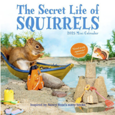 The Secret Life of Squirrels Mini Wall Calendar 2025 – Workman Calendars naptár, kalendárium
