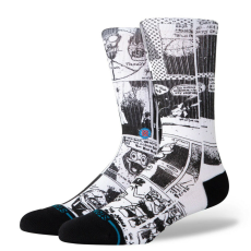 The sleeve crew zokni unisex fekete/fehér m