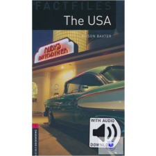  The Usa with Download Audio - Factfiles Level 3 idegen nyelvű könyv