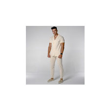 THEAD. Rövid ujjú ingek THOMAS SHIRT Bézs EU M férfi ing