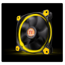 Thermaltake CL-F039-PL14YL-A Riing 14cm Cooler Black/Yellow LED hűtés