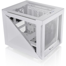 Thermaltake Divider 200 TG Snow táp nélküli ablakos mATX számítógépház fehér (CA-1V1-00S6WN-00) számítógép ház
