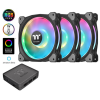Thermaltake Riing Duo 12 RGB radiátor hűtő ventilátor TT Premium Edition 3 darabos szett