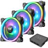 Thermaltake Riing Trio 14 RGB Radiator Fan TT Premium Edition (3-Fan Pack) rendszerhűtő ventilátor (CL-F077-PL14SW-A) - Ventilátor