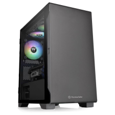 Thermaltake S100 Tempered Glass Black számítógép ház