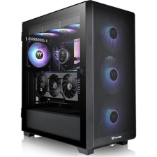 Thermaltake S250 TG ARGB táp nélküli ablakos Mid Tower számítógépház fekete számítógép ház