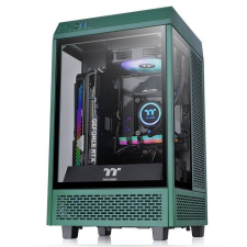 Thermaltake The Tower 100 Tempered Glass Chassis Green számítógép ház