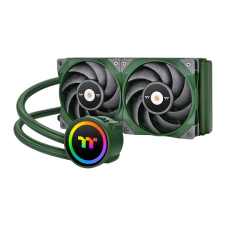 Thermaltake TOUGHLIQUID 240 ARGB Sync Racing Green All-In-One Liquid Cooler hűtés
