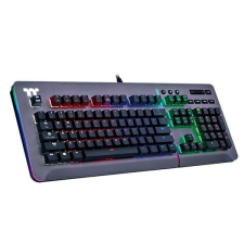 Thermaltake TT eSports Level 20 RGB Titanium Blue Switch Gaming Keyboard Titanium US billentyűzet