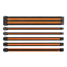Thermaltake TtMod Sleeve moduláris tápkábel szett narancssárga-fekete (AC-036-CN1NAN-A1) tápegység
