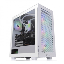 Thermaltake V350 TG ARGB Air Snow Tempered Glass White számítógép ház