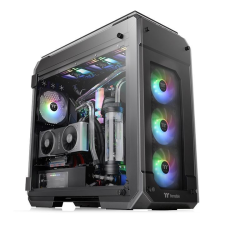 Thermaltake View 71 Tempered Glass ARGB Edition Black Számítógépház számítógép ház