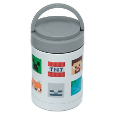 Thermo Ételhordó 500ml, Fém - Minecraft Skinek uzsonnás doboz