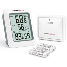 ThermoPro TP-60C digitális hőmérő külső érzékelővel (TP-60C) időjárásjelző