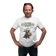  This Awesome Dadalorian Belongs to Me (Apa és gyerekek nevével - Személyre szabható) - Férfi Póló