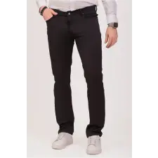  Thomas Jeans fekete anyagában mintás elegáns nadrág férfi nadrág