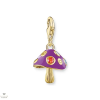 Thomas Sabo Charm Club aranyozott színes légyölő galóca charm - 2211-471-7